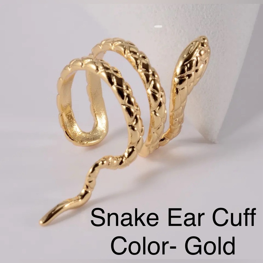 1PC Steel Snake Earring Clip/Ear Cuff Without Piercing Clip, Unisex, NWT NEW